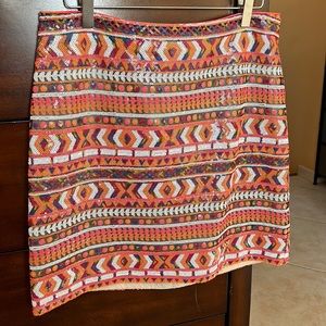 Banana Republic Multi color sequin skirt
